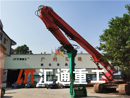 挖掘機(jī)打樁臂、打樁臂、打樁錘、挖掘機(jī)打樁臂廠家