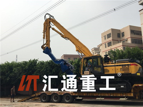 挖掘機打樁臂、打樁臂、打樁錘、挖掘機打樁臂廠家