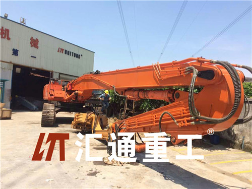 挖掘機(jī)打樁臂、打樁臂、打樁錘、挖掘機(jī)打樁臂廠家