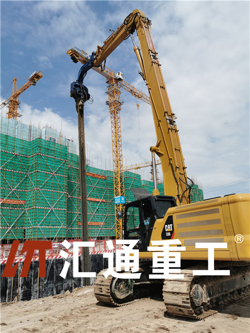 挖掘機(jī)打樁臂、打樁臂、打樁錘、挖掘機(jī)打樁臂廠家